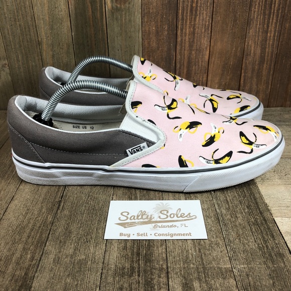 Vans Other - Vans Classic Slip On Customs Bananas Mens Size 12